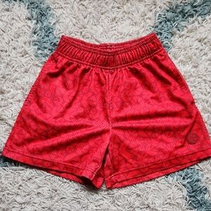Ethika Icon 3peat Red Basketball Shorts GUC